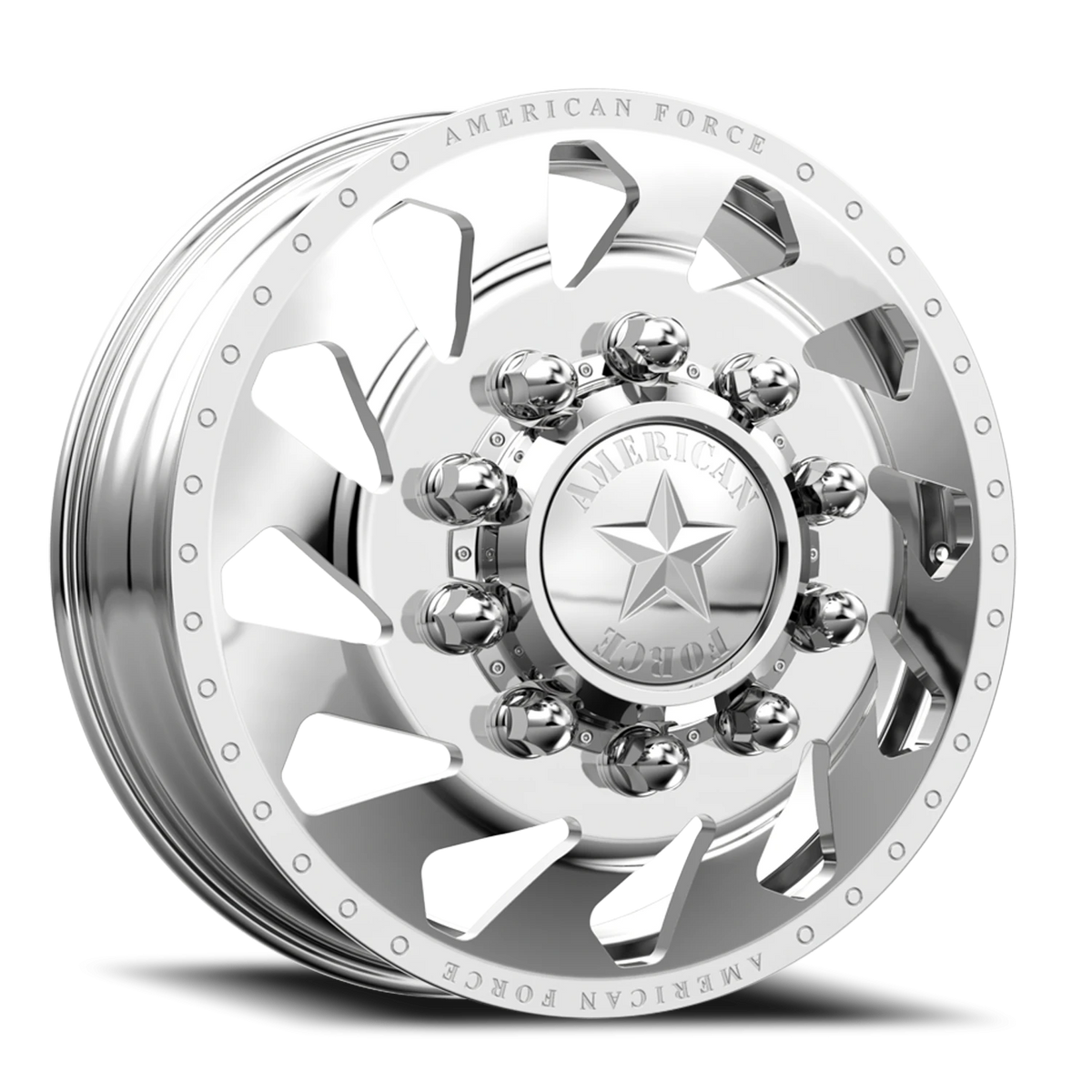 American Force J02 Thunder DRW Polished 24x8.25 +169 8x210mm 154mm - Wheelwiz