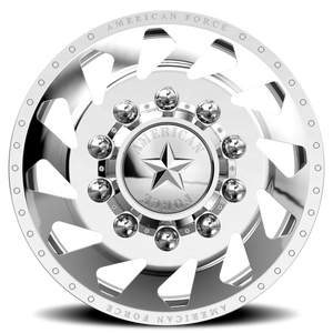 American Force J02 Thunder DRW Polished 22.5x8.25 +169 8x170mm 125mm - Wheelwiz