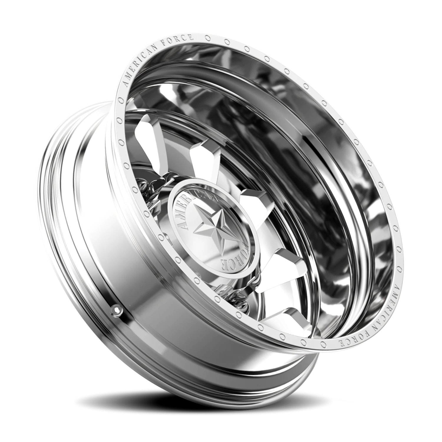 American Force J02 Thunder DRW Polished 28x8.25 -130 8x210mm 154mm - Wheelwiz