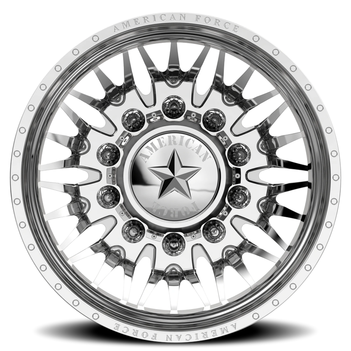 American Force J03 Plague DRW Polished 22.5x8.25 -145 10x225mm 170mm - Wheelwiz