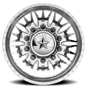 American Force J03 Plague DRW Polished 22.5x8.25 -145 8x200mm 142mm - Wheelwiz