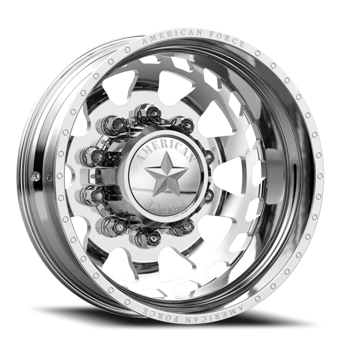 American Force J04 Block DRW Polished 22x8.25 -145 10x225mm 170mm - Wheelwiz