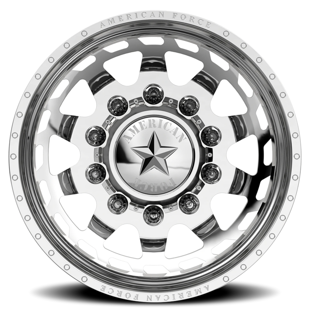 American Force J04 Block DRW Polished 22x8.25 -145 10x225mm 170mm - Wheelwiz