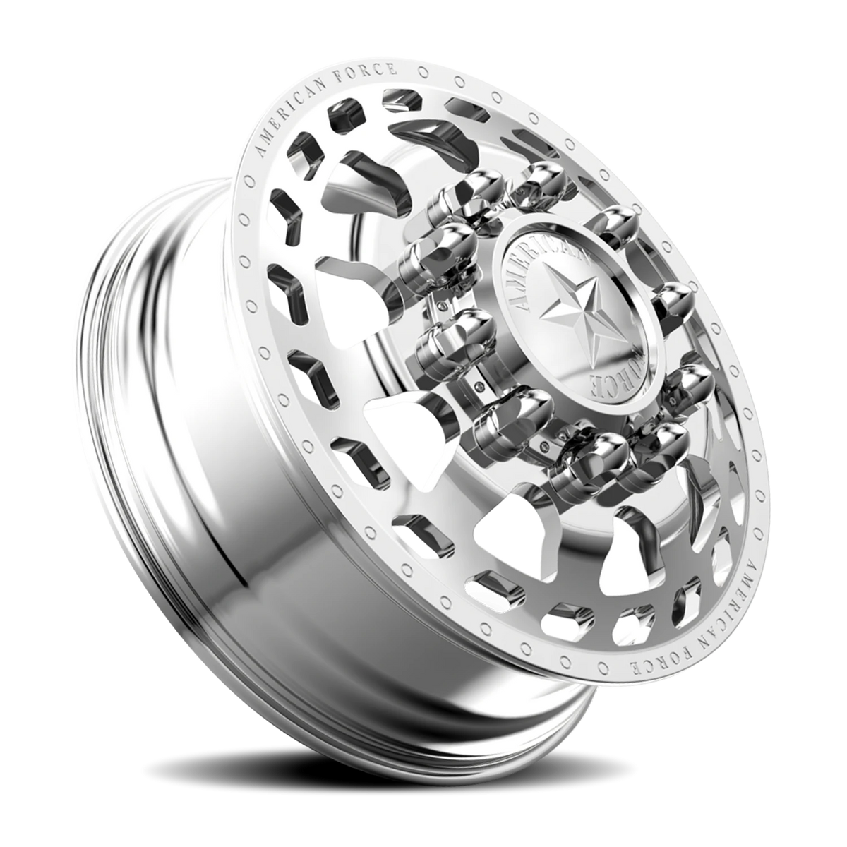American Force J04 Block DRW Polished 26x8.25 +152 8x210mm 154mm - Wheelwiz