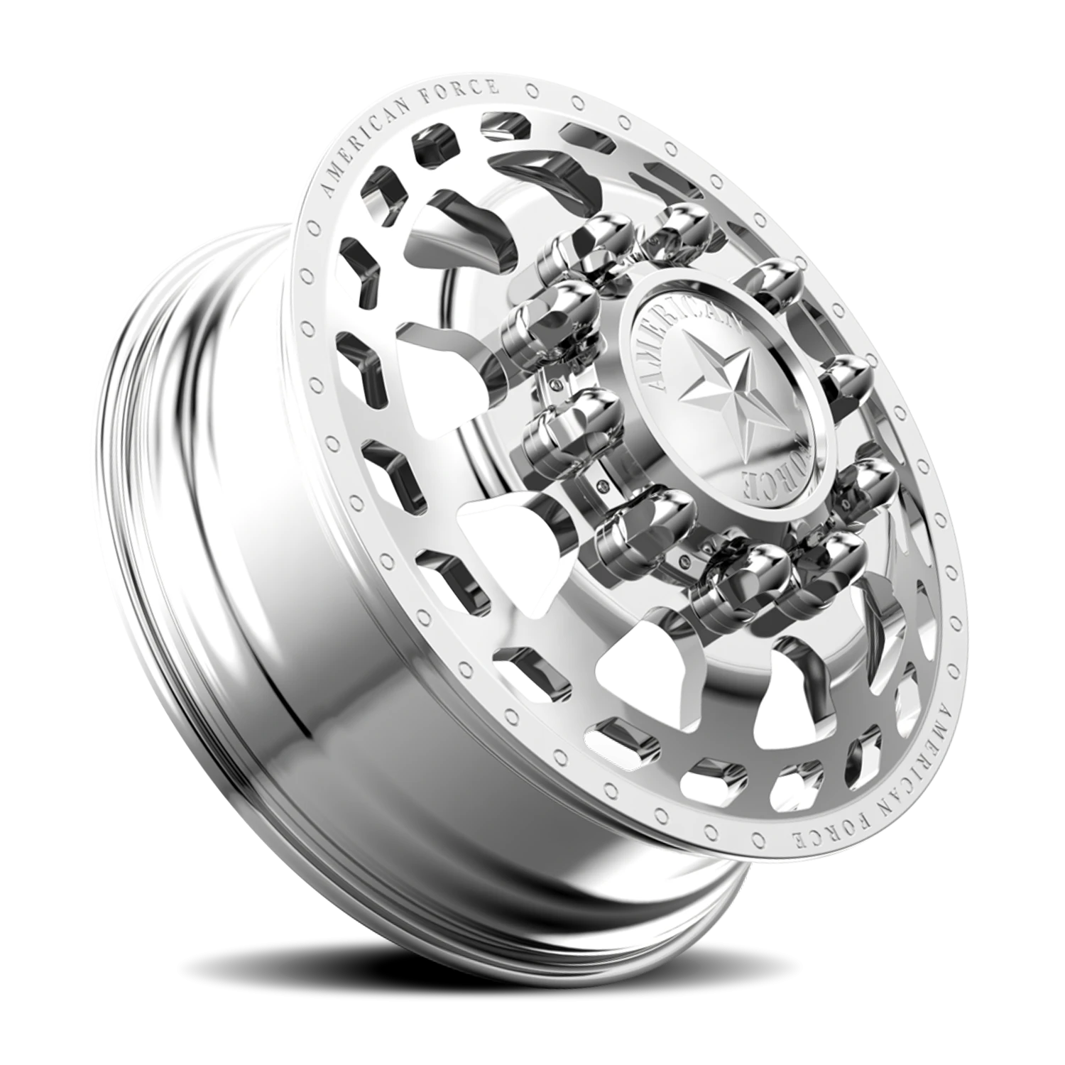 American Force J04 Block DRW Polished 28x8.25 +169 8x225mm 170mm - Wheelwiz