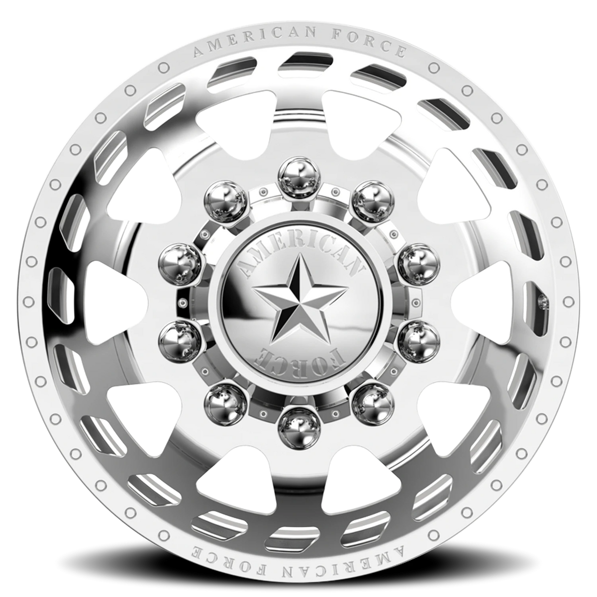 American Force J04 Block DRW Polished 24x8.25 +169 8x225mm 170mm - Wheelwiz