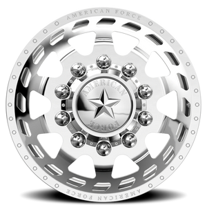 American Force J04 Block DRW Polished 22.5x8.25 +169 8x165.1mm 122mm - Wheelwiz