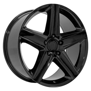 OE Wheels Replica JP06 Gloss Black 20x9.0 +34.75 5x127mm 71.5mm