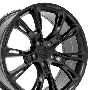 OE Wheels JP16 Satin Black 20x8.5 +38 5x127|N/Amm 71.5mm - Wheelwiz