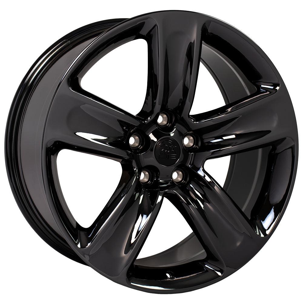 OE Wheels Replica JP17 PVD Midnight Black Chrome 20x10.0 +45 5x127mm 71.6mm - Wheelwiz