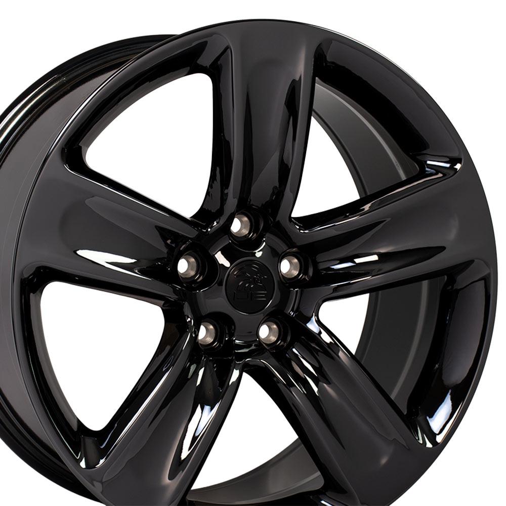 OE Wheels Replica JP17 PVD Midnight Black Chrome 20x10.0 +45 5x127mm 71.6mm - Wheelwiz