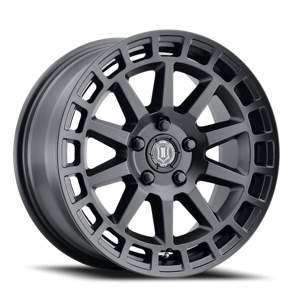 Icon Alloys Journey Satin Black 17x8 +38 5x108mm 63.4mm