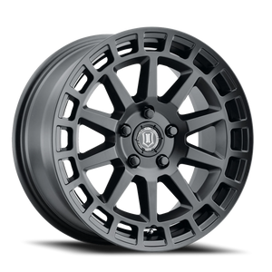 Icon Alloys Journey Satin Black 17x8 +38 5x100mm 56.1mm
