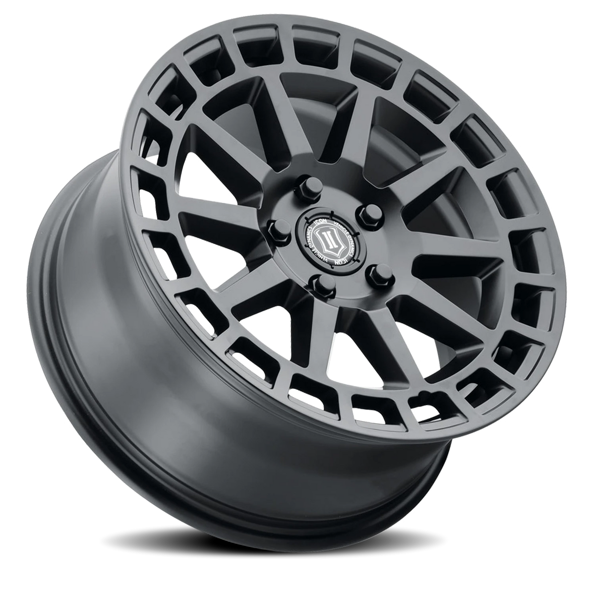 Icon Alloys Journey Satin Black 17x8 +38 5x100mm 56.1mm