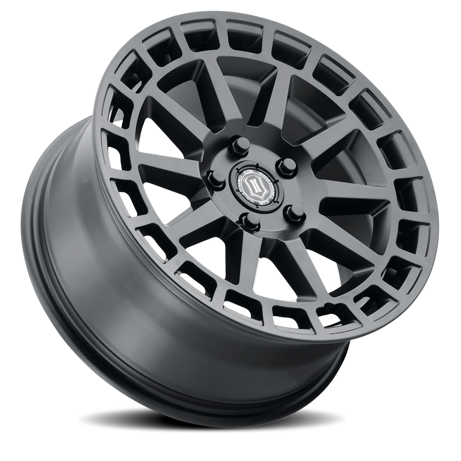 Icon Alloys Journey Satin Black 17x8 +38 5x100mm 56.1mm
