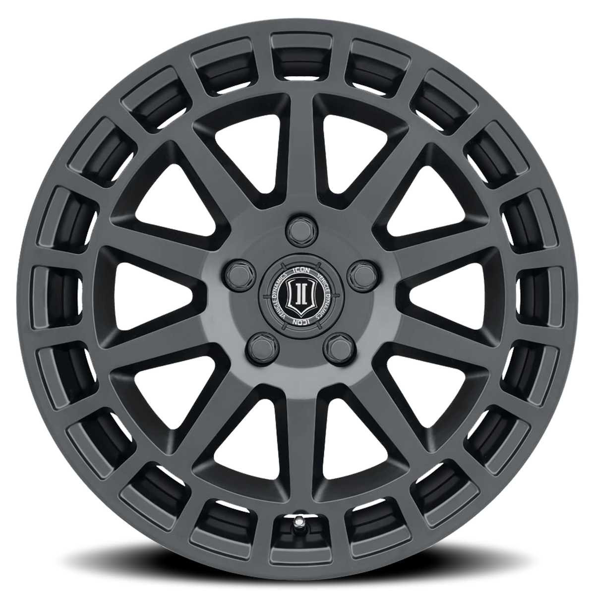 Icon Alloys Journey Satin Black 17x8 +38 5x114.3mm 72.6mm