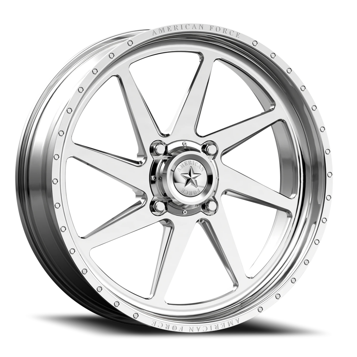 American Force K04 Camino UTV Polished 20x7 0 4x137mm 172mm - Wheelwiz