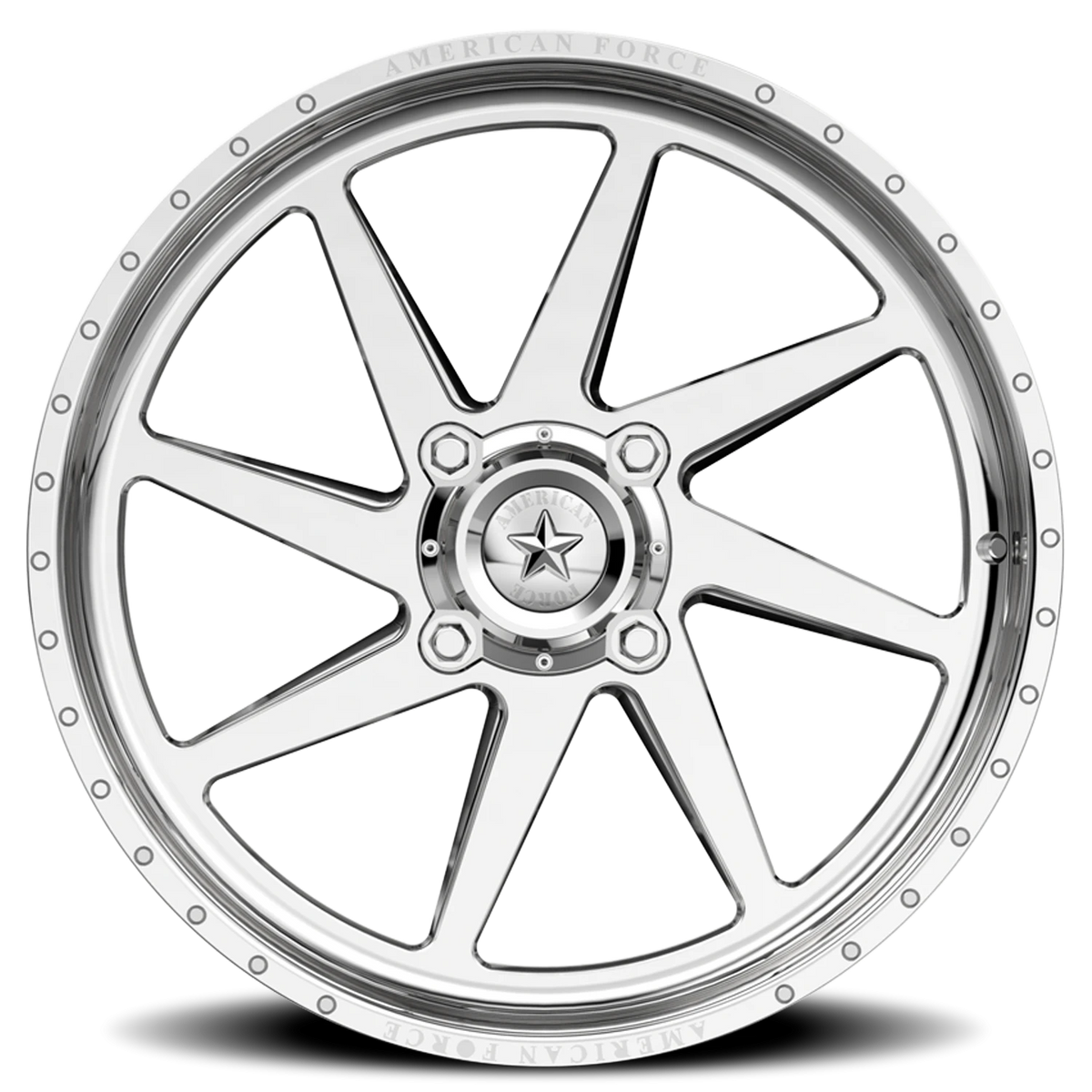 American Force K04 Camino UTV Polished 20x7 0 4x156mm 115mm - Wheelwiz