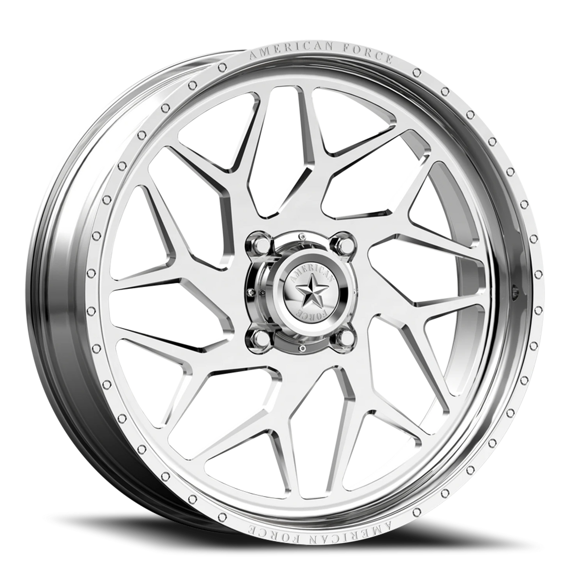 American Force K05 Coyote UTV Polished 20x7 0 4x156mm 115mm - Wheelwiz