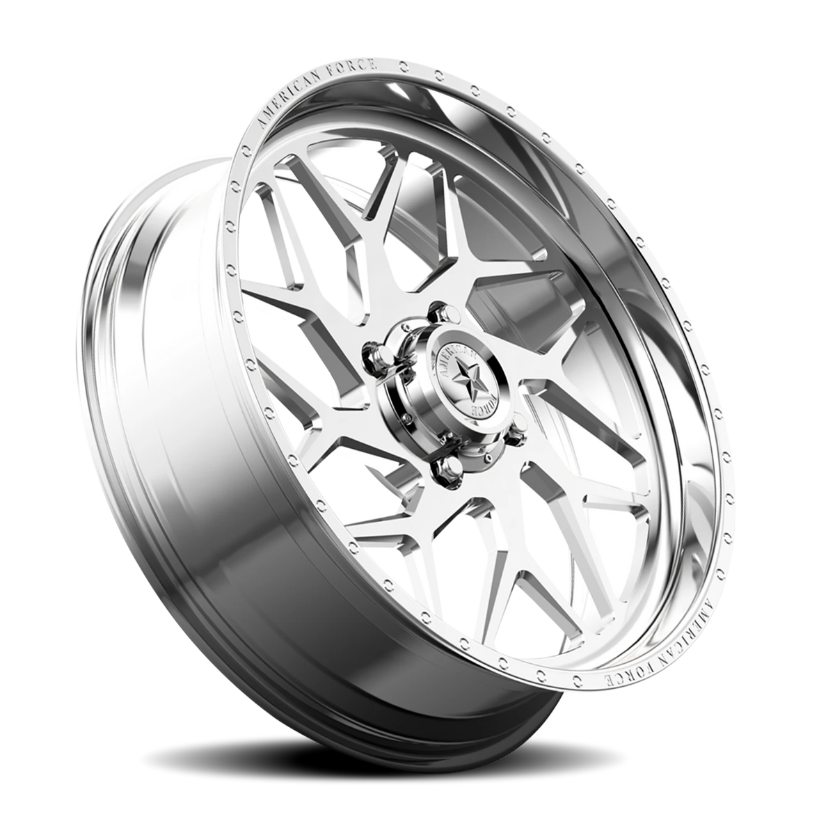 American Force K05 Coyote UTV Polished 20x7 0 4x137mm 172mm - Wheelwiz