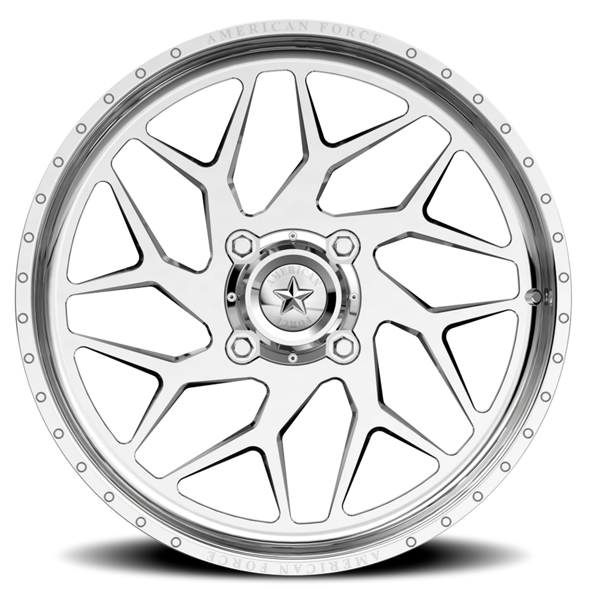 American Force K05 Coyote UTV Polished 20x7 0 4x137mm 172mm - Wheelwiz