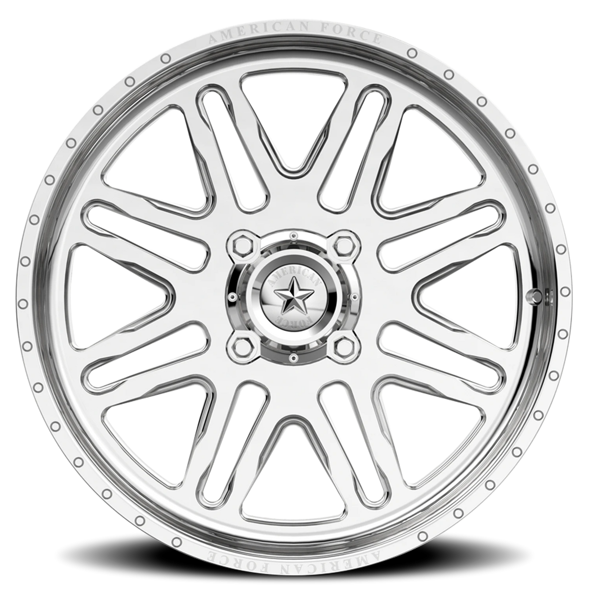 American Force K07 Energy UTV Polished 22x7 0 4x156mm 115mm - Wheelwiz