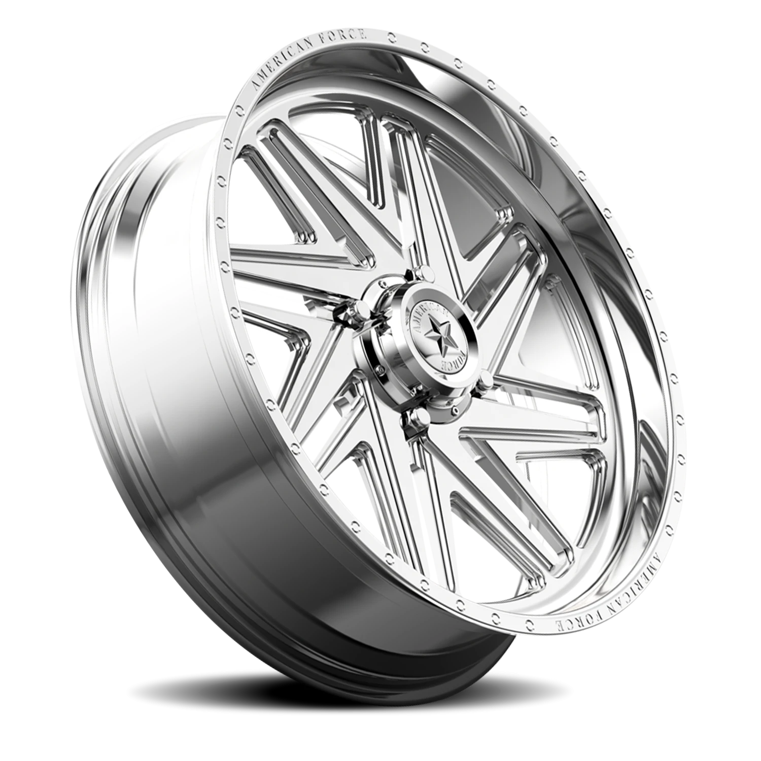 American Force K08 Carver UTV Polished 24x7 0 4x137mm 172mm - Wheelwiz