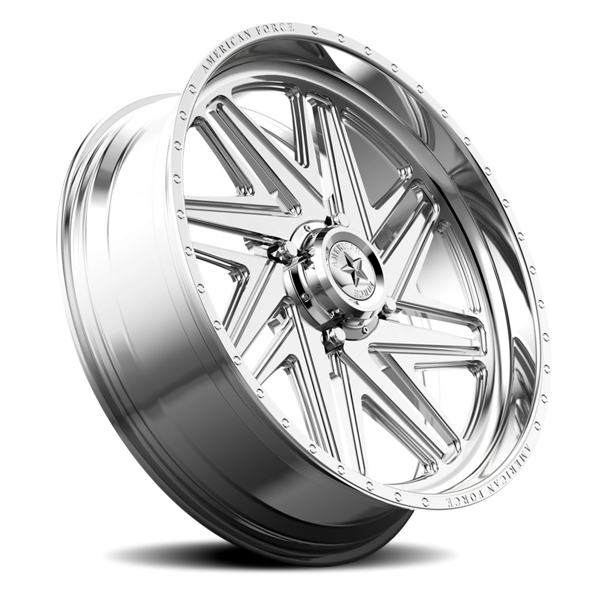 American Force K08 Carver UTV Polished 20x7 0 4x156mm 115mm - Wheelwiz
