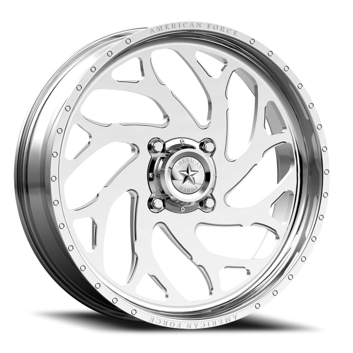 American Force K09 UFO UTV Polished 22x7 0 4x156mm 115mm - Wheelwiz