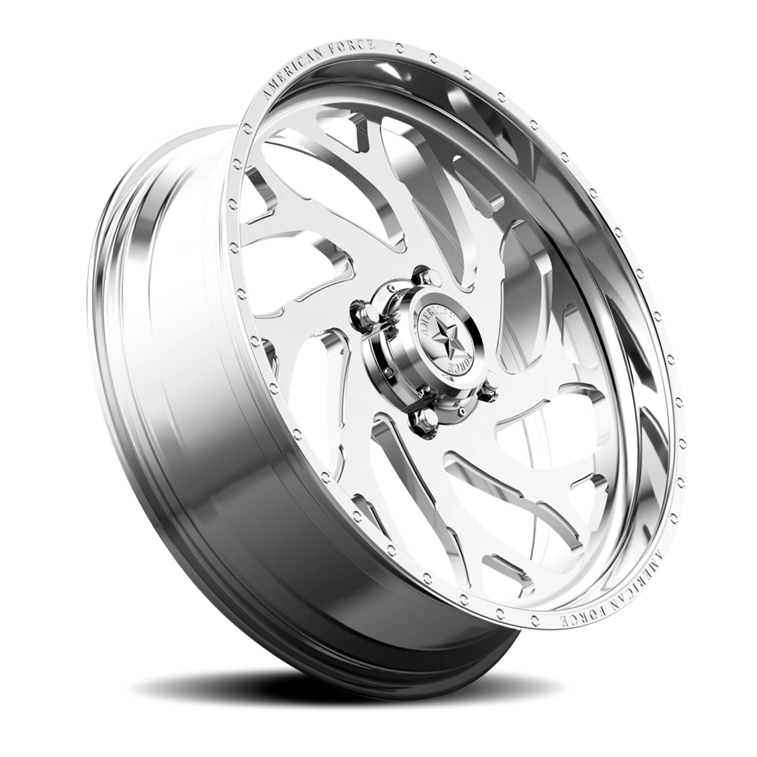 American Force K09 UFO UTV Polished 22x7 0 4x137mm 172mm - Wheelwiz