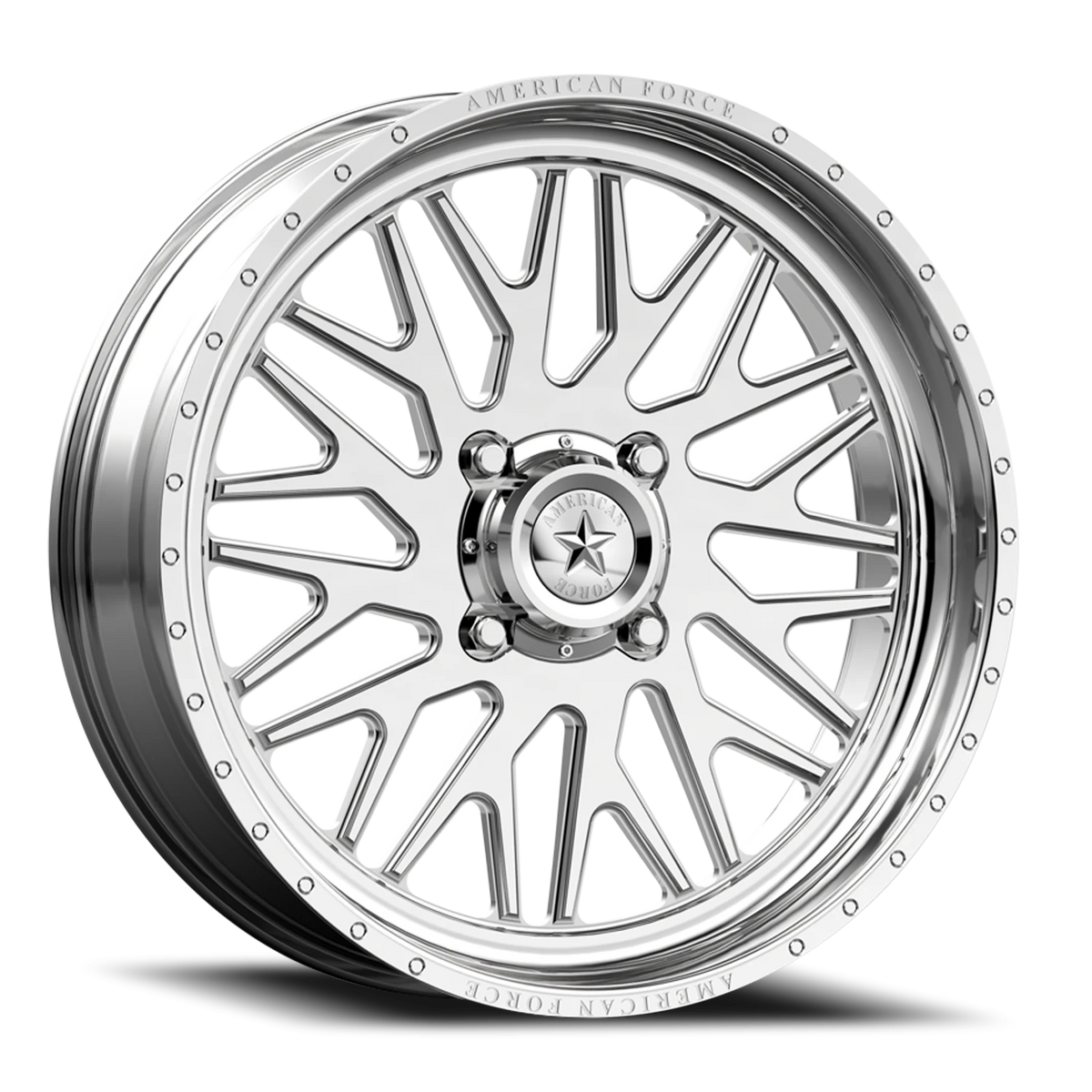 American Force K10 Trace UTV Polished 22x7 0 4x137mm 172mm - Wheelwiz