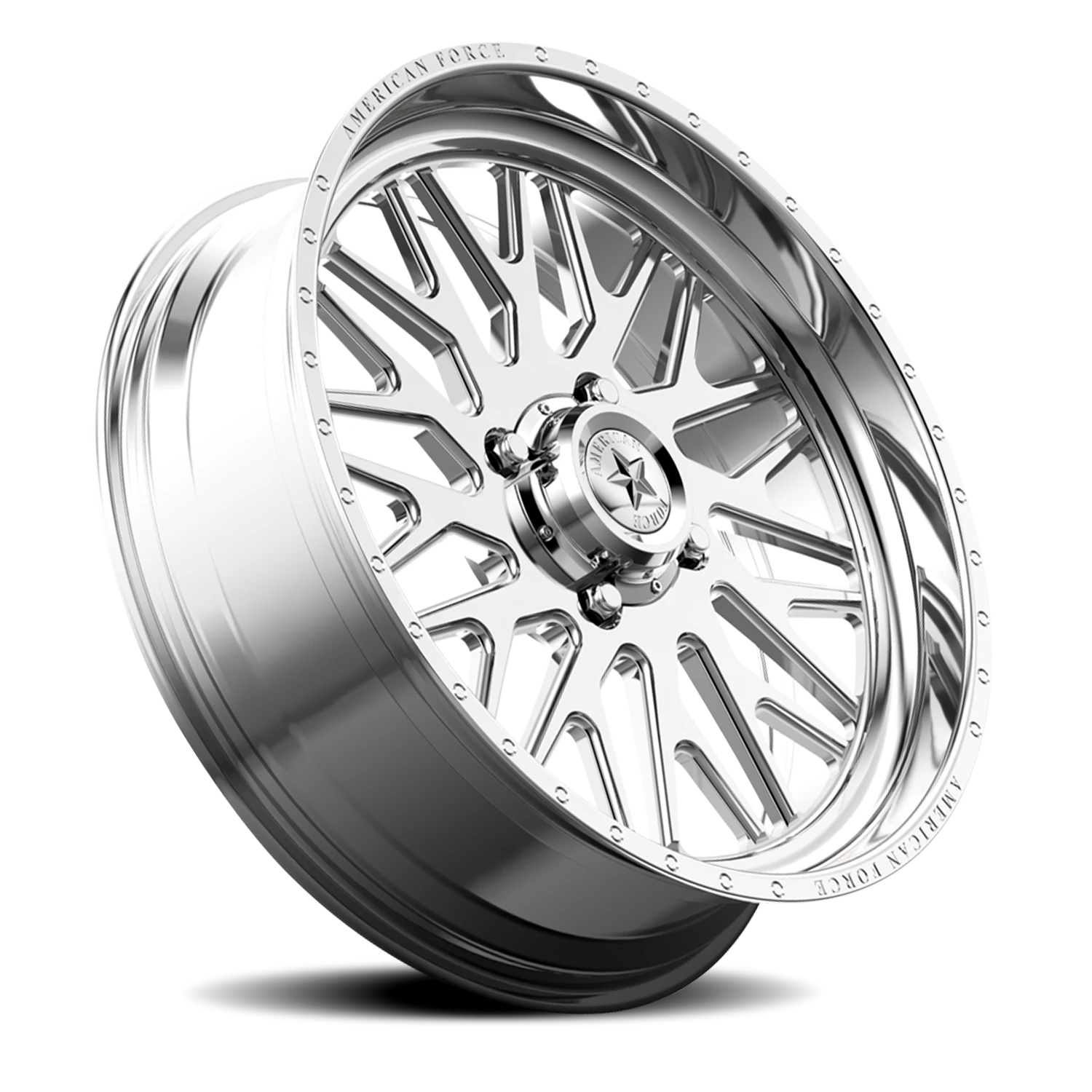 American Force K10 Trace UTV Polished 22x7 0 4x156mm 115mm - Wheelwiz