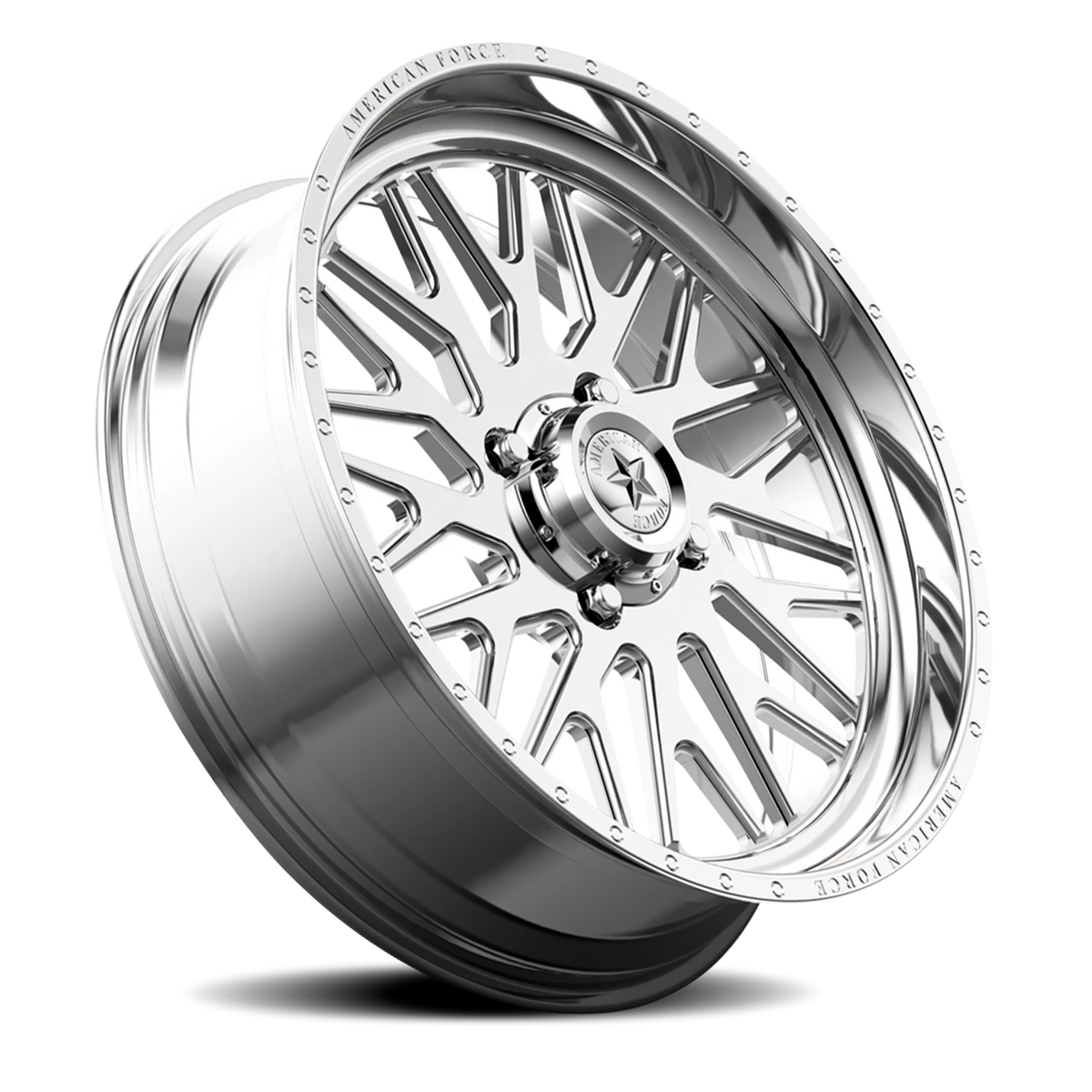 American Force K10 Trace UTV Polished 22x7 0 4x137mm 172mm - Wheelwiz