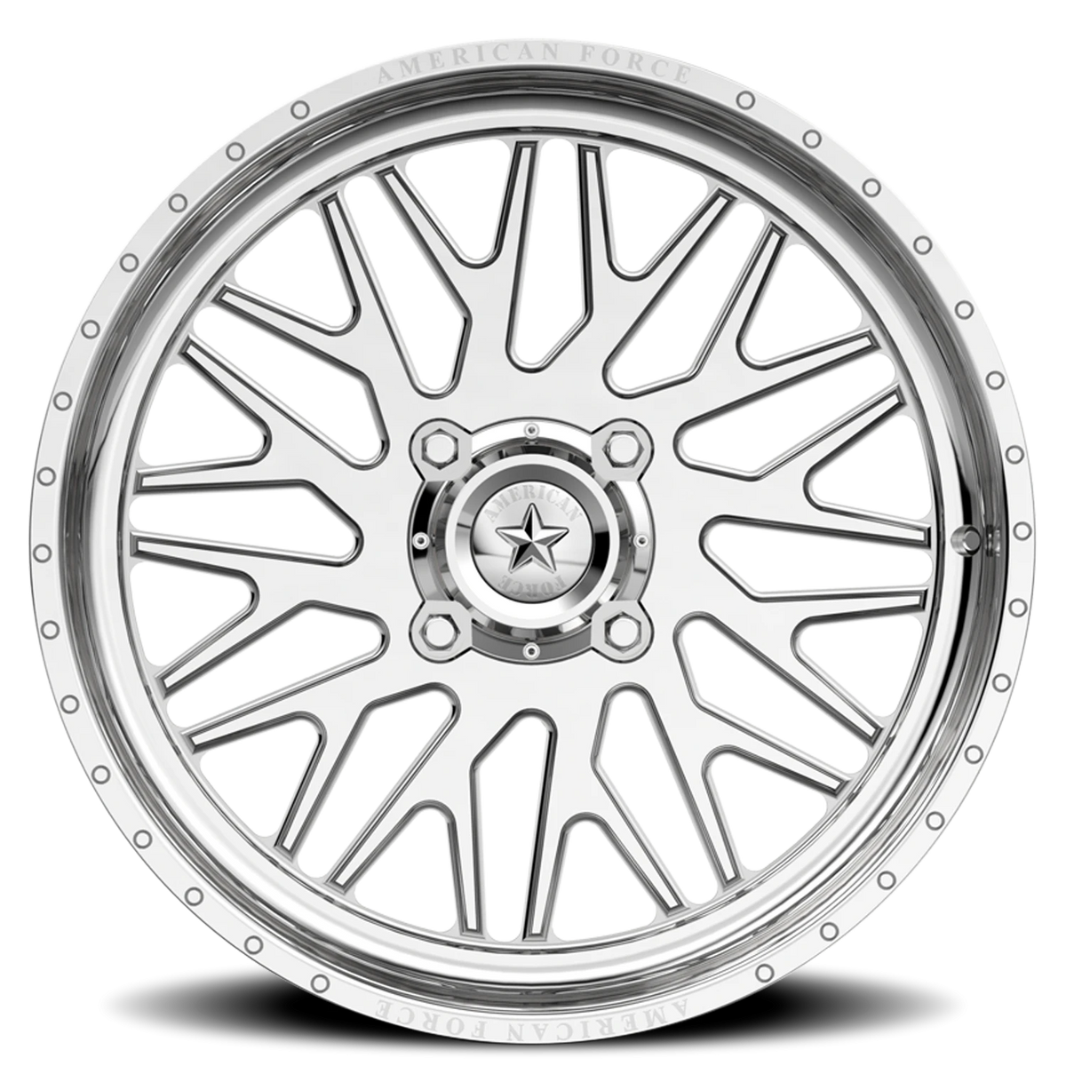 American Force K10 Trace UTV Polished 24x7 0 4x156mm 115mm - Wheelwiz