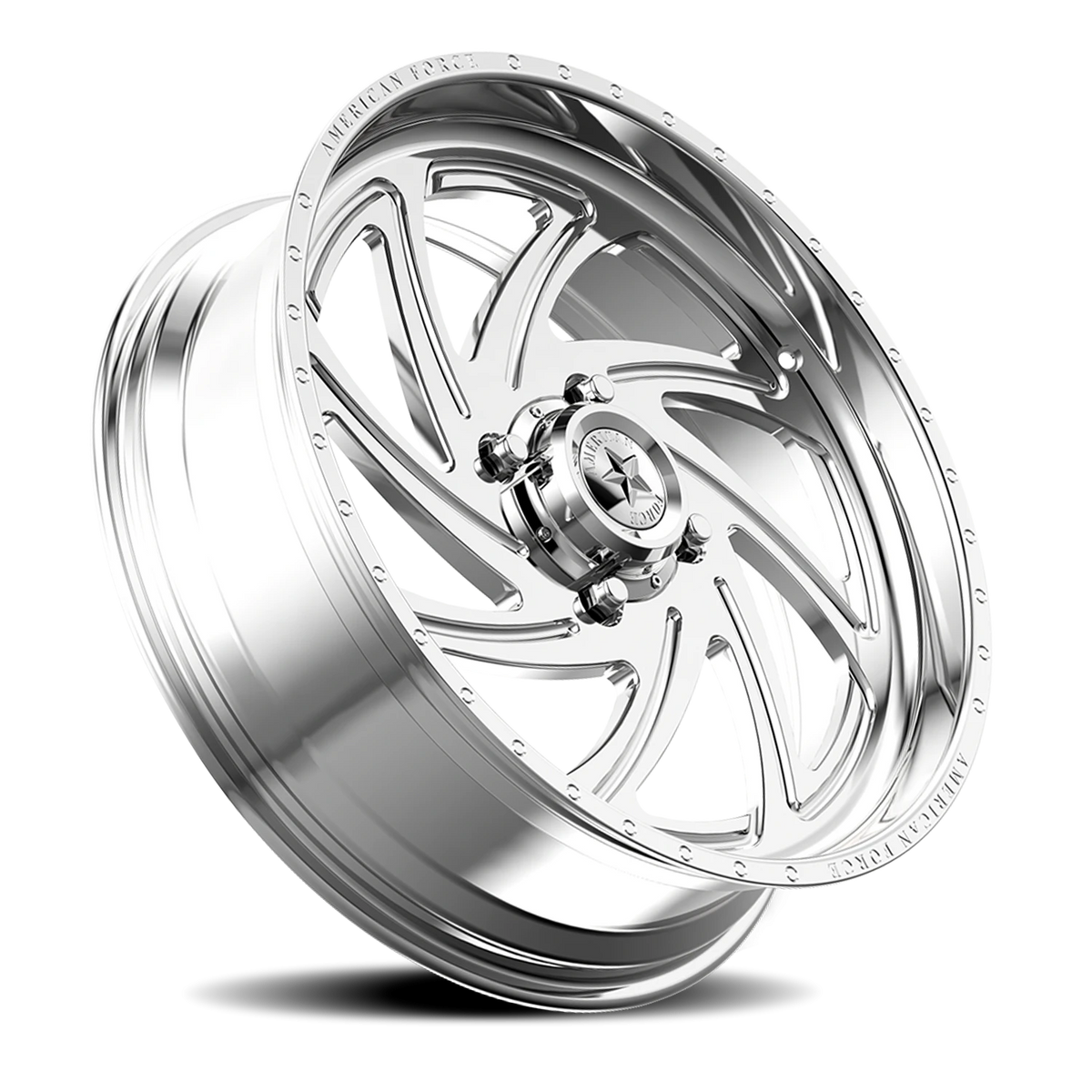 American Force K11 Seven UTV Polished 22x7 0 4x137mm 172mm - Wheelwiz