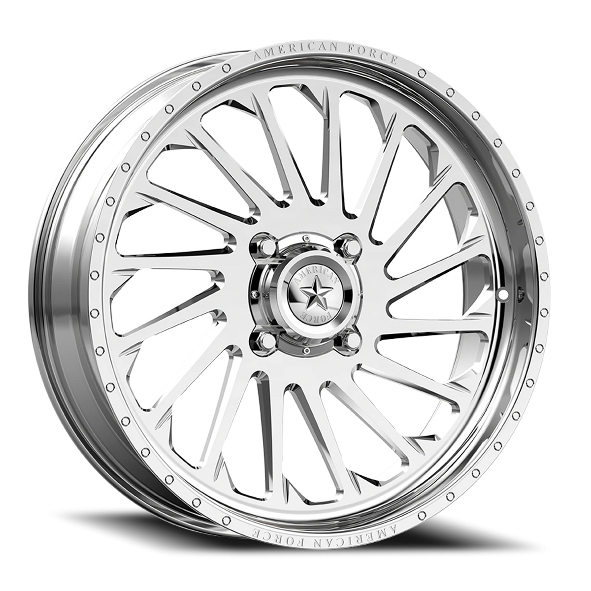 American Force K12 Shredder UTV Polished 20x7 0 4x156mm 115mm - Wheelwiz
