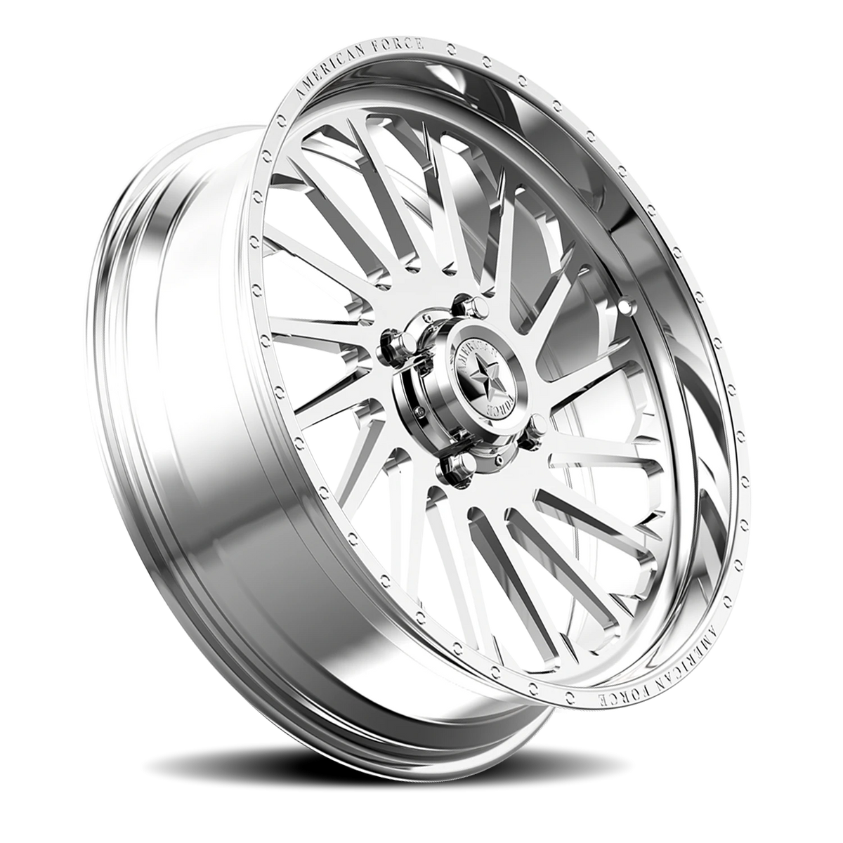 American Force K12 Shredder UTV Polished 22x7 0 4x137mm 172mm - Wheelwiz
