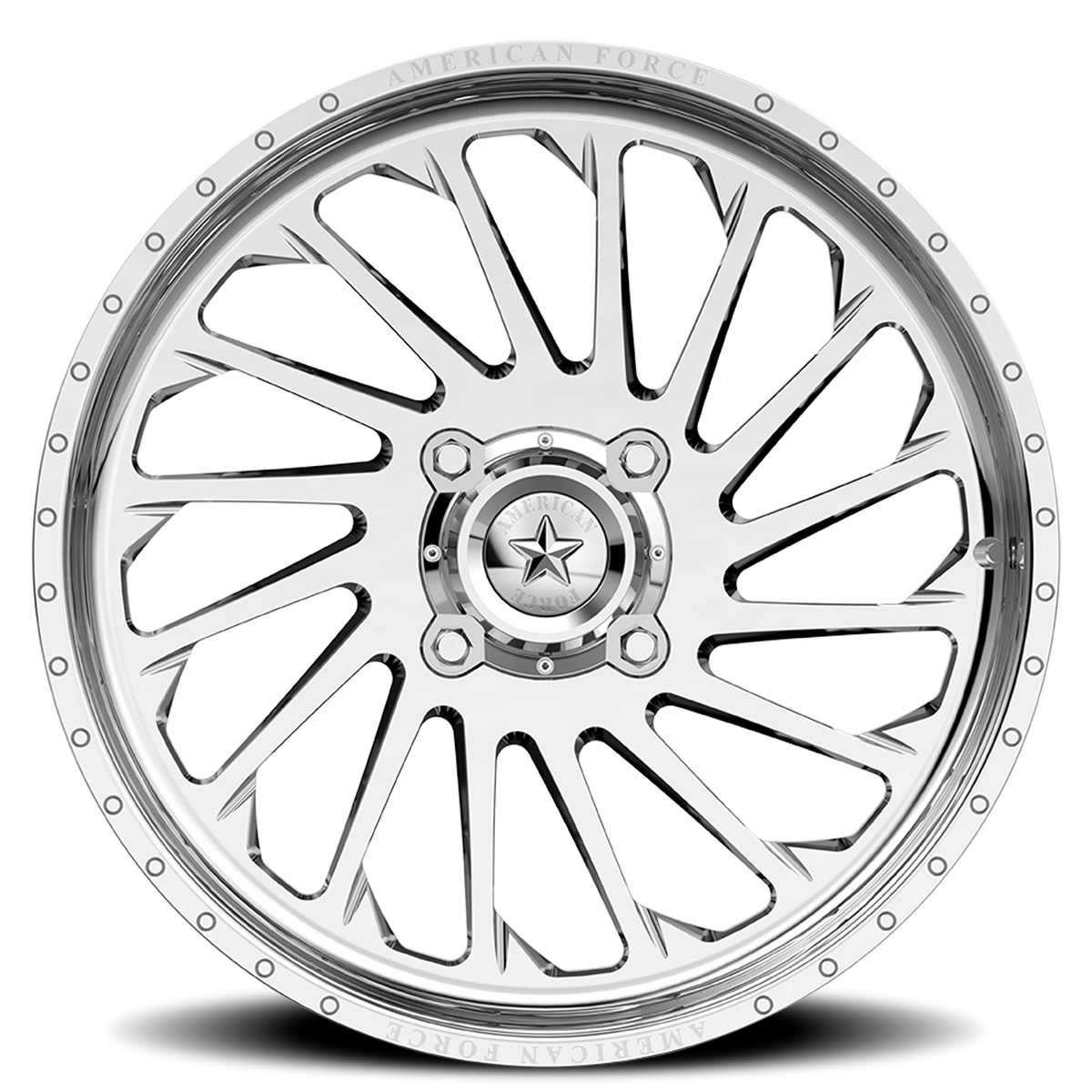 American Force K12 Shredder UTV Polished 20x7 0 4x137mm 172mm - Wheelwiz