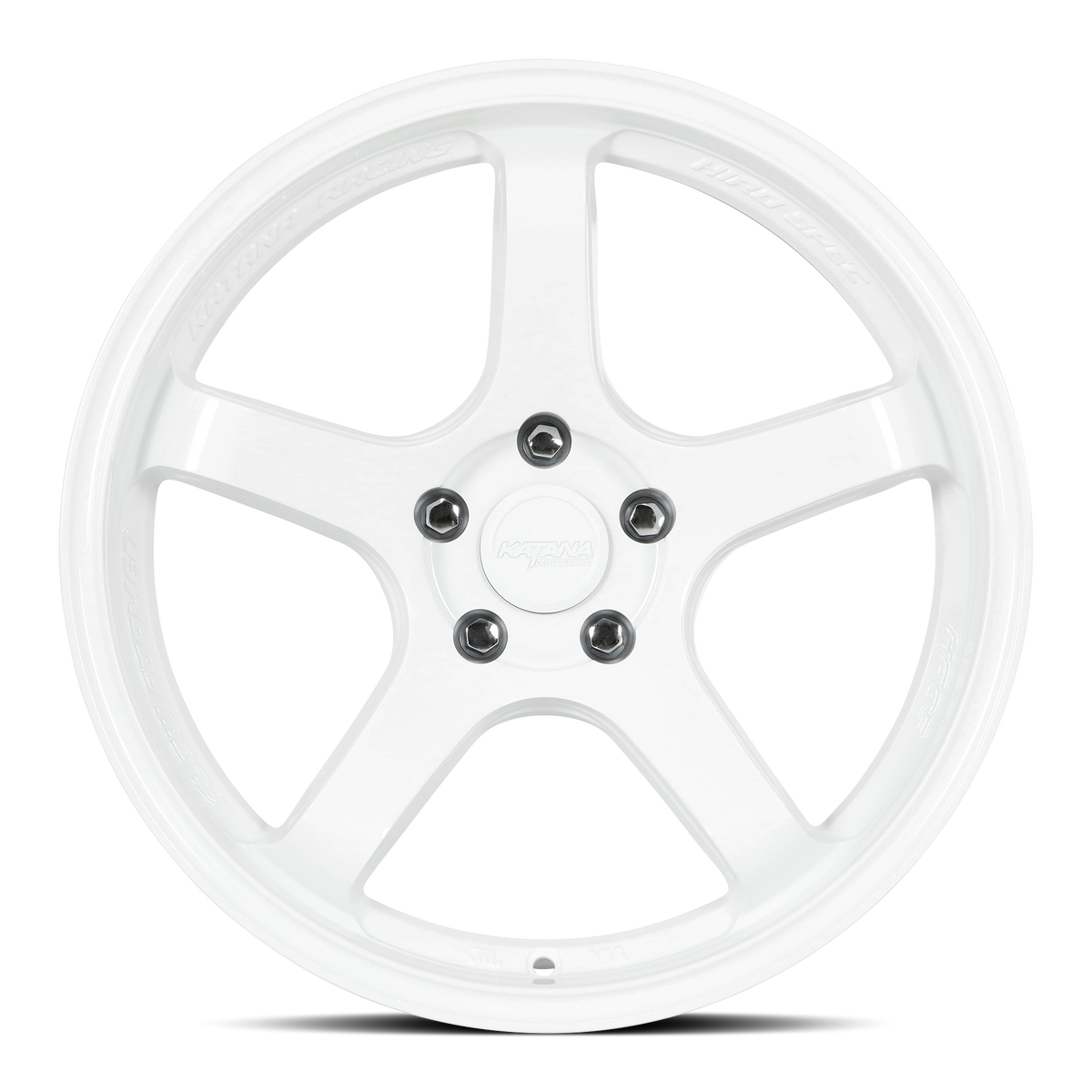 Katana HR05 Gloss White 18x9.5 +22 5x120mm 73.1mm