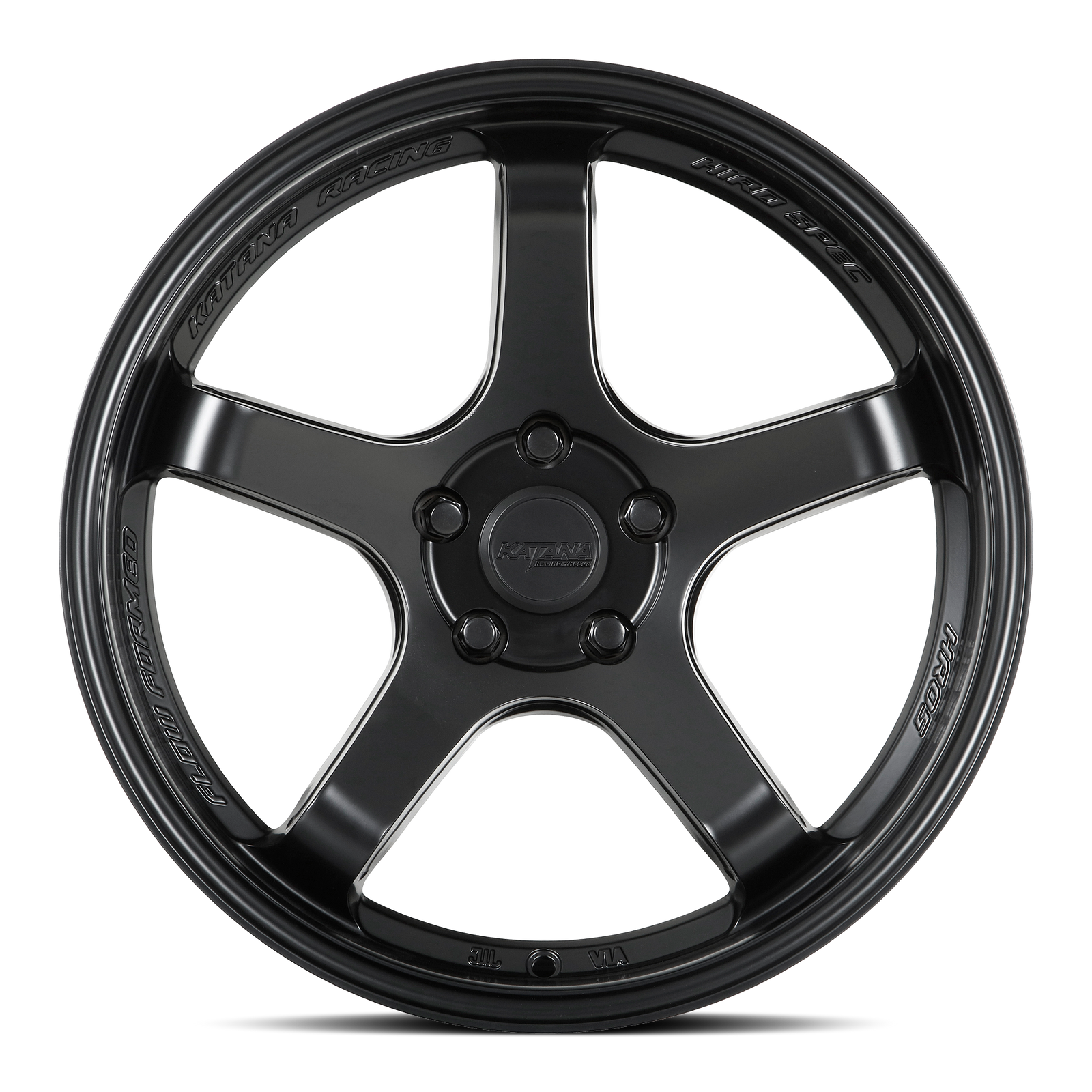 Katana HR05 Matte Black 18x9.5 +22 5x100mm 73.1mm - Wheelwiz