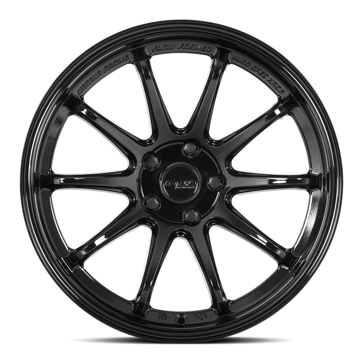 Katana HR06 Gloss Black 18x8.5 +35 5x114.3mm 73.1mm