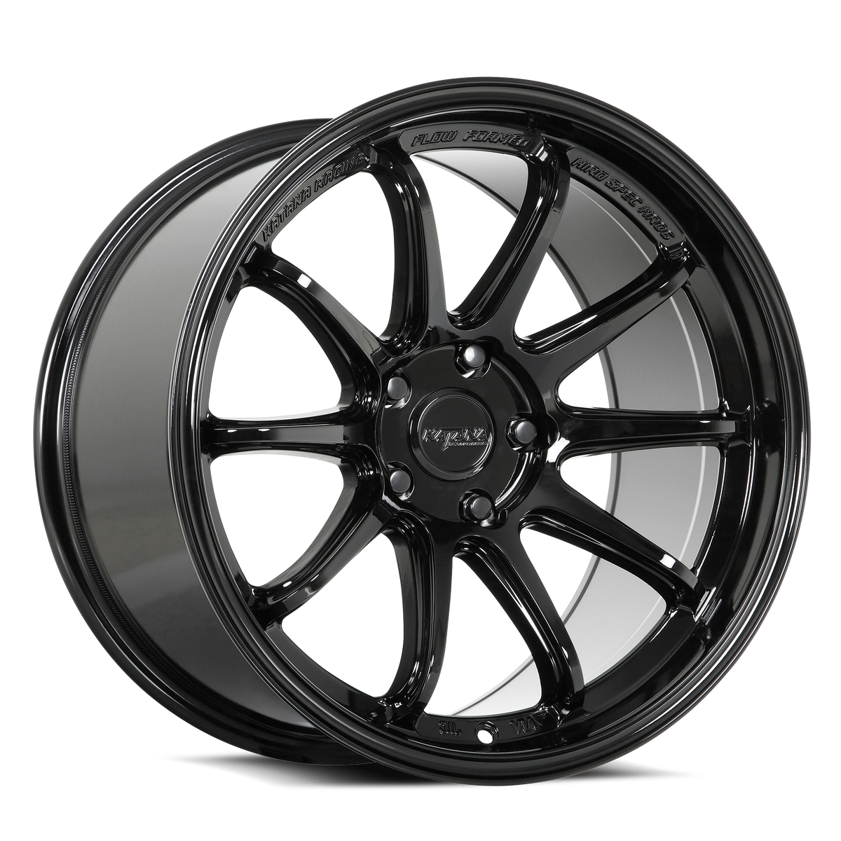 Katana HR06 Gloss Black 18x9.5 +22 5x114.3mm 73.1mm