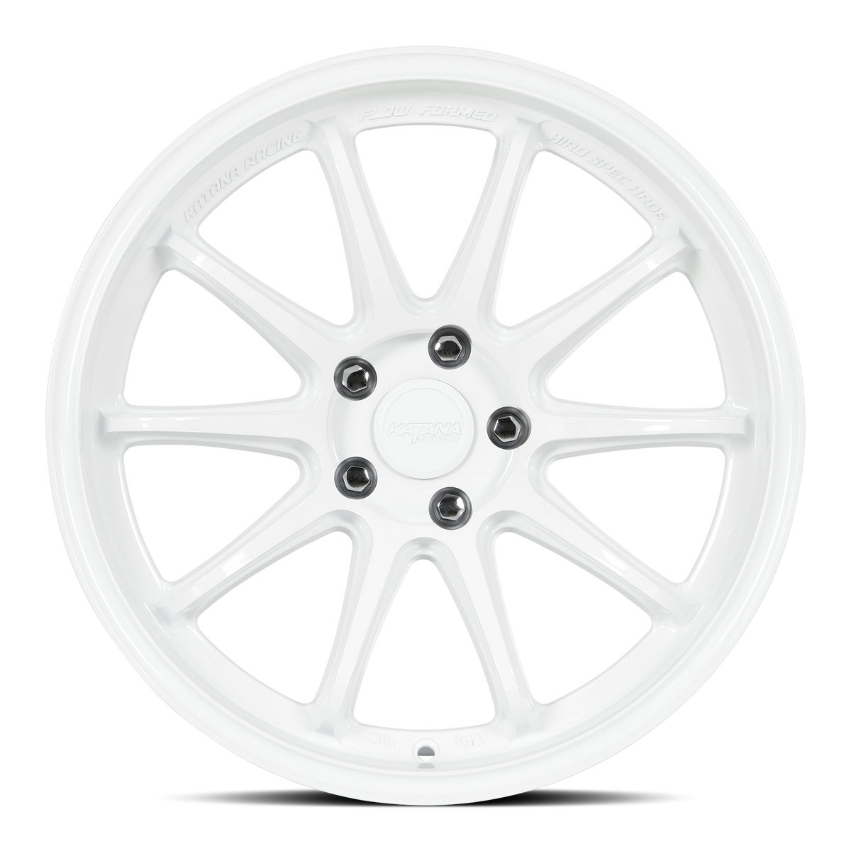 Katana HR06 Gloss White 18x9.5 +38 5x114.3mm 73.1mm