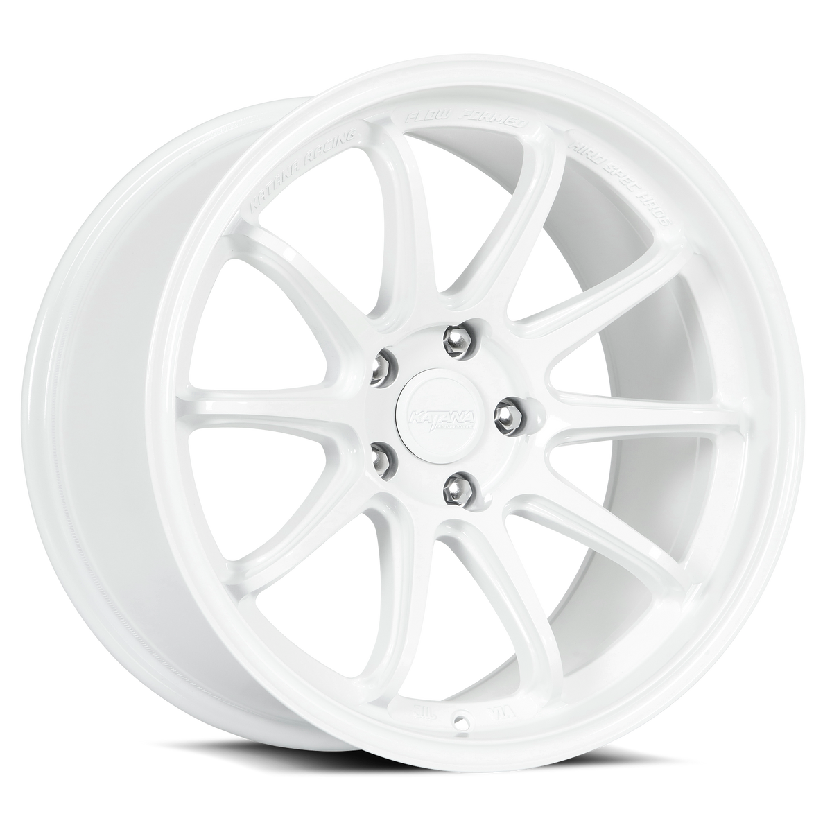Katana HR06 Gloss White 18x9.5 +22 5x114.3mm 73.1mm
