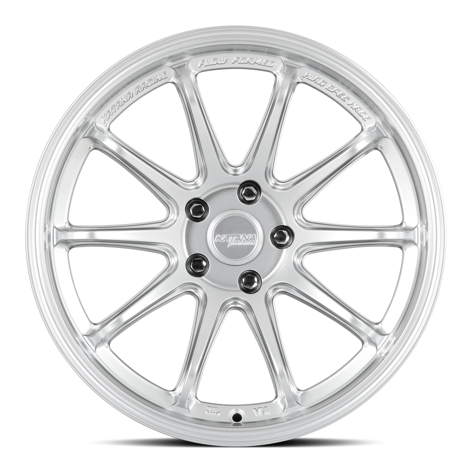 Katana HR06 Hyper Silver 18x9.5 +38 5x100mm 73.1mm - Wheelwiz