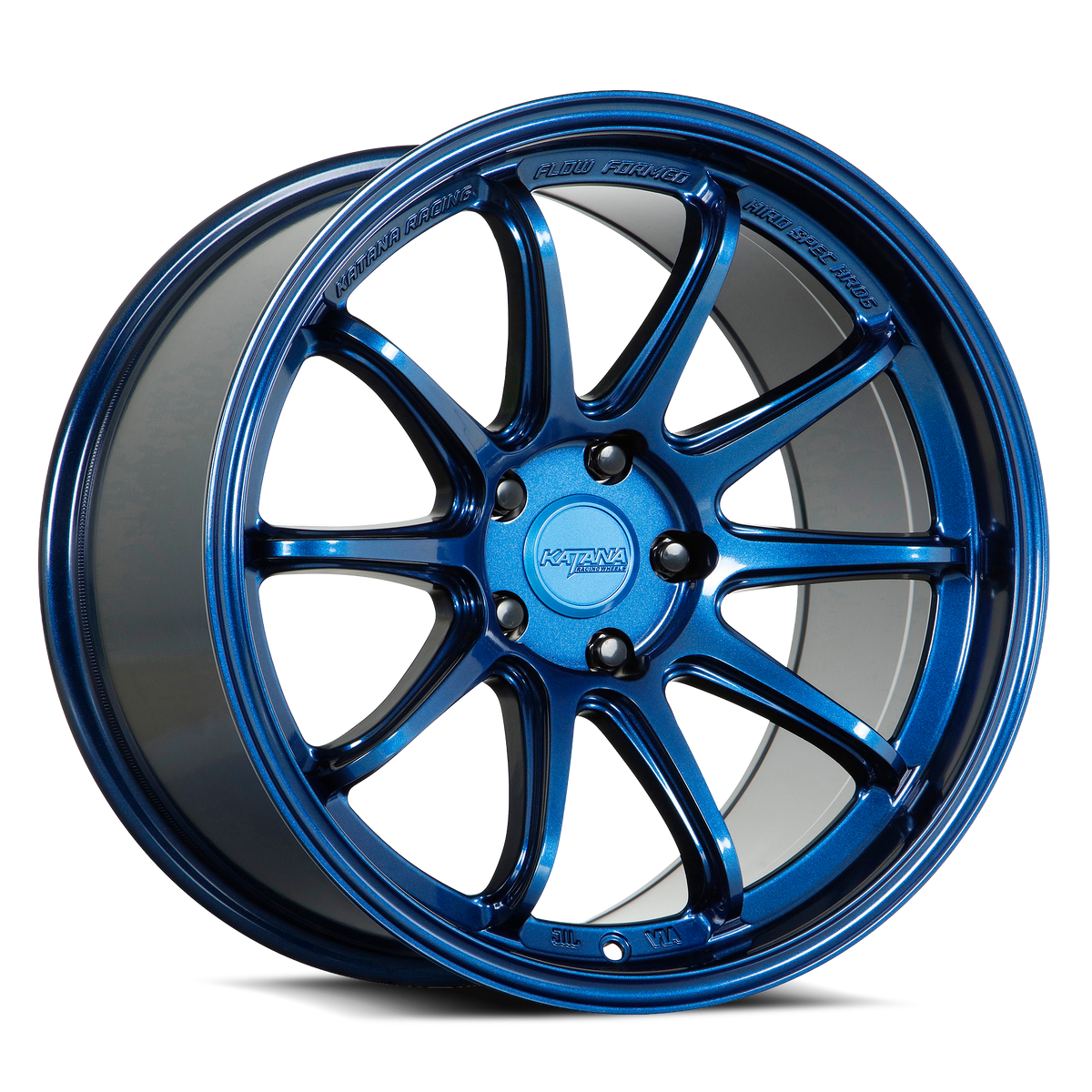 Katana HR06 Metallic Blue 18x10.5 +22 5x120mm 73.1mm