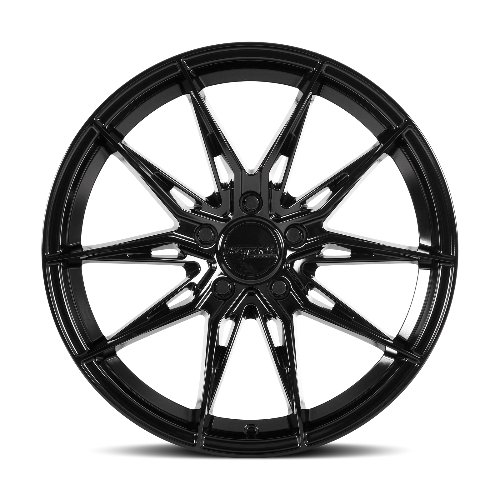 Katana KR10 Gloss Black 18x8 +40 5x110mm 73.1mm - Wheelwiz