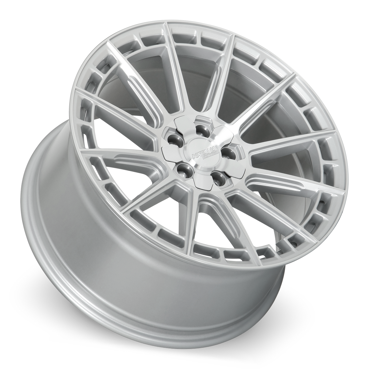 Katana KR11 Gloss Silver Machined Face 18x8 +40 5x110|5x114.3mm 73.1mm