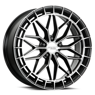 Katana KR12 Gloss Black Machined Face 20x8.5 +40 5x114.3mm 73.1mm
