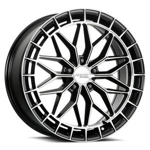 Katana KR12 Gloss Black Machined Face 17x7.5 +40 5x112mm 73.1mm